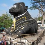 chamundi hills-Nandi statue